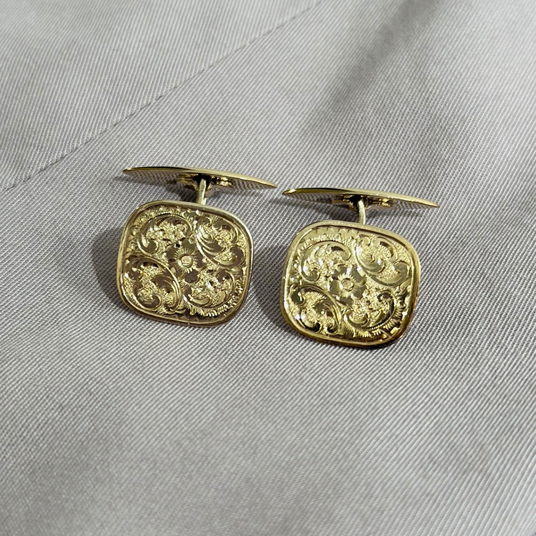 Manschettenknöpfe aus Gold Silber Edelstahl Herren Schmuck Accessoires Juwelier Brandstetter Wien