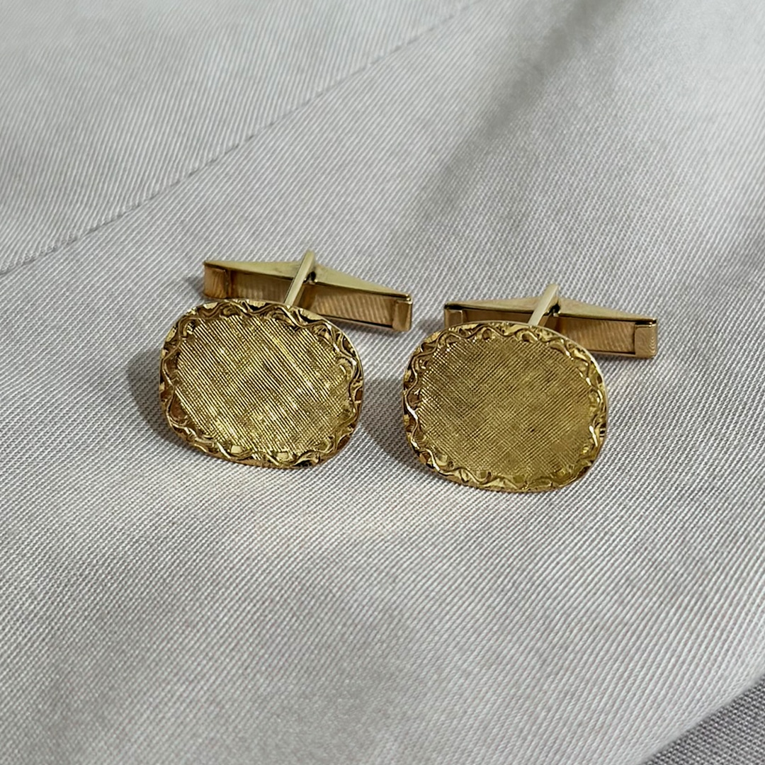 Manschettenknöpfe aus Gold, Herren Schmuck Accessoires Juwelier Brandstetter Wien