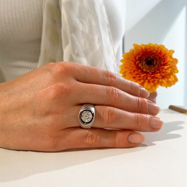 Art. RX-159- 585 Weißgold Ring mit Brillanten