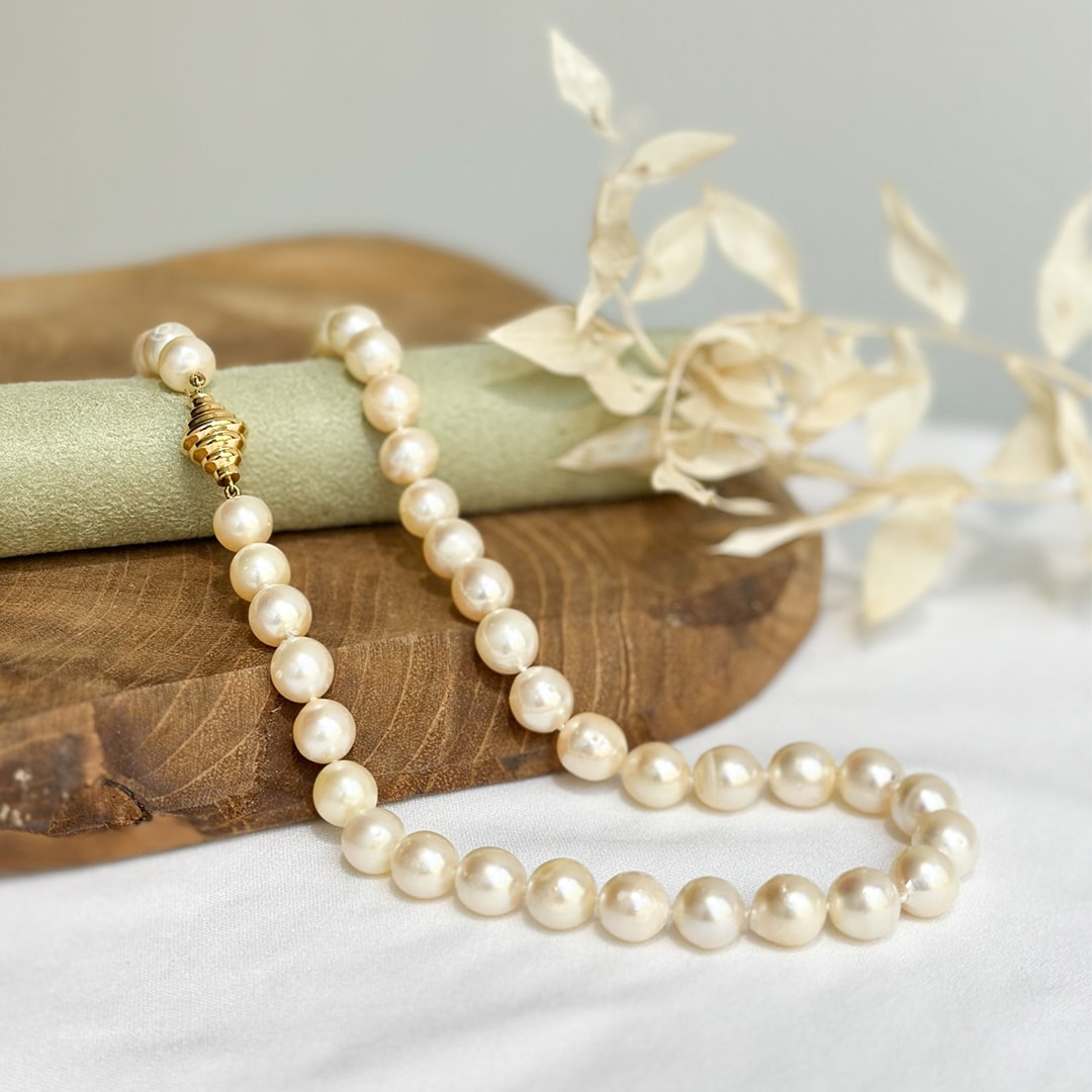 ON-08-B Klassische Perlenketten Akoya Perlen