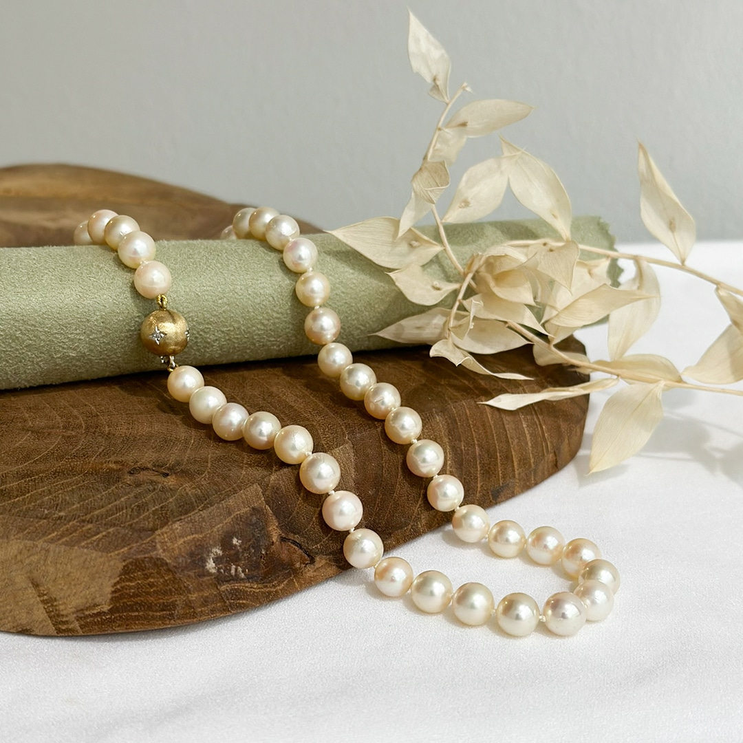 PX-08-B Klassische Perlenketten Akoya Perlen