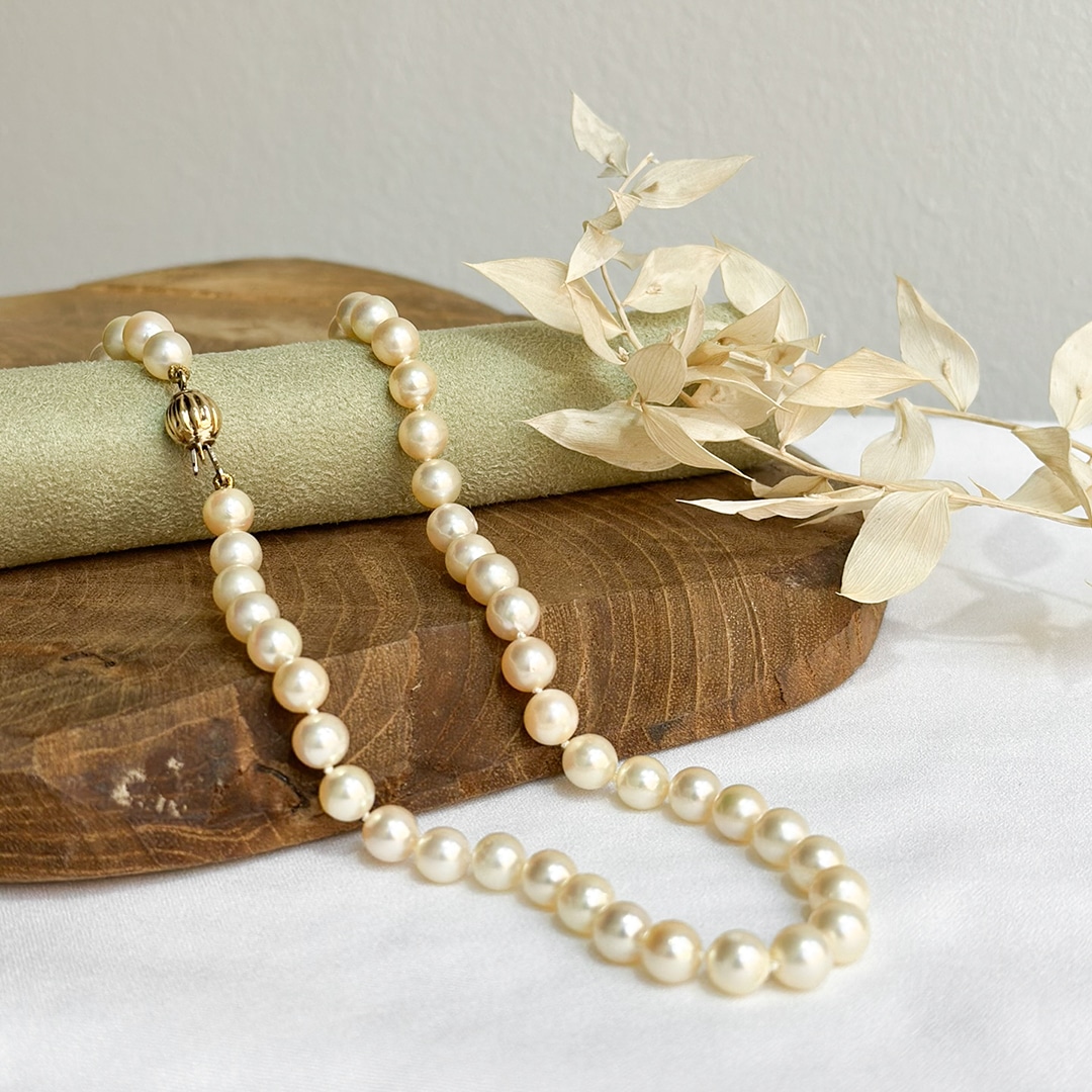 PX-110-B Klassische Perlenketten Akoya Perlen