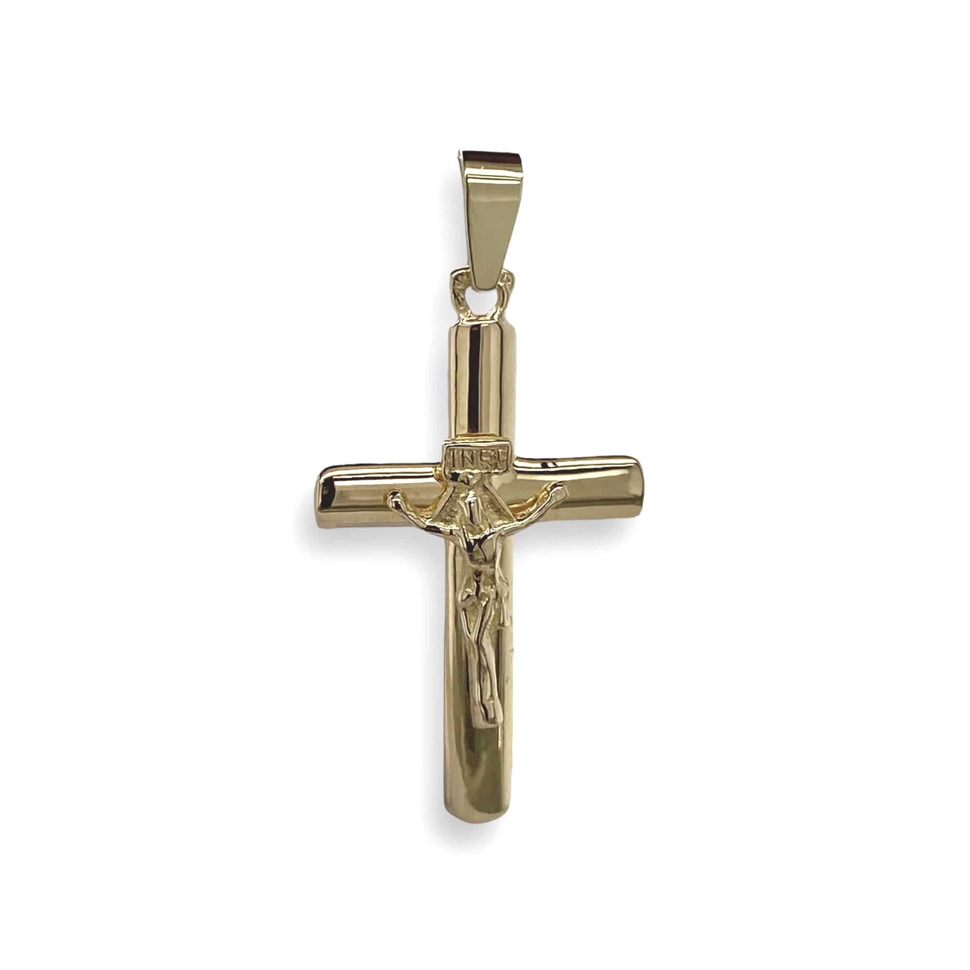 Kreuz mit Korpus Anhänger 585 Gelbgold 15729 | Juwelier Silvia Brandstetter
