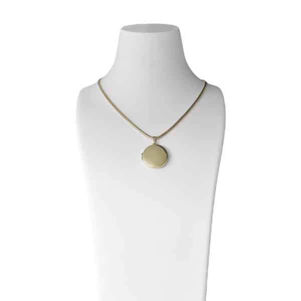 Gold Medaillon mit Halskette kaufen in Wien bei Juwelier Brandstetter Artikel 6115