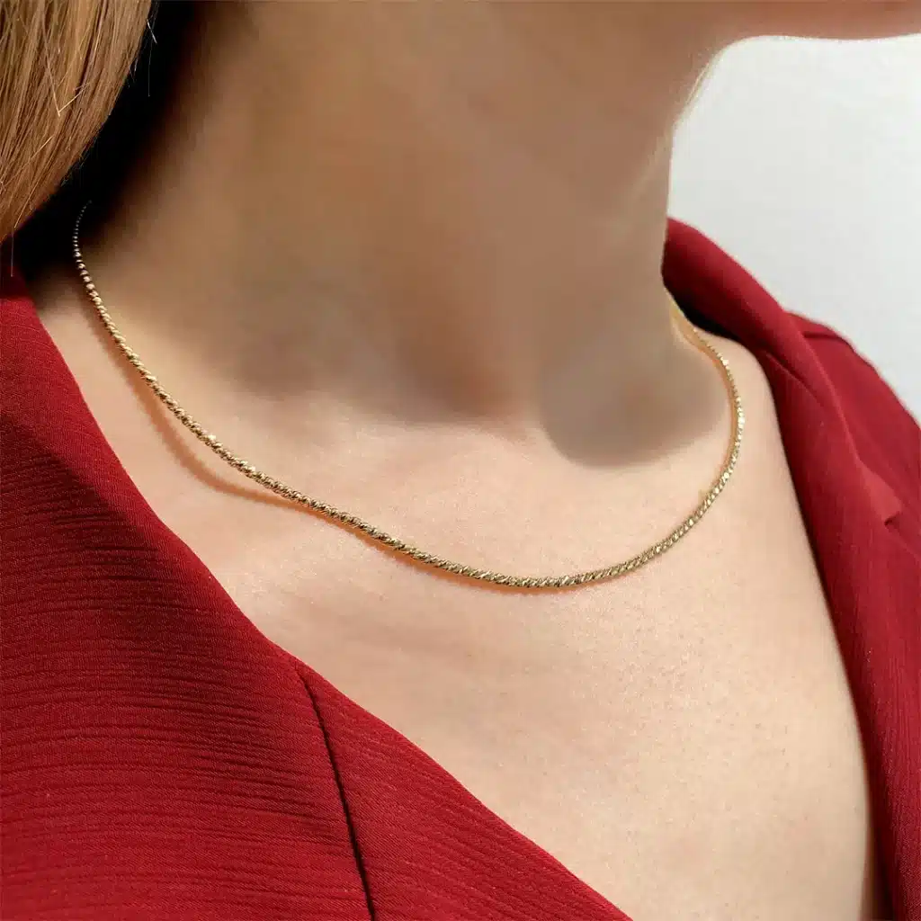 Goldketten für Damen Ketten für Anhänger moderne Goldketten und massive Fassonketten Juwelier Brandstetter Wien