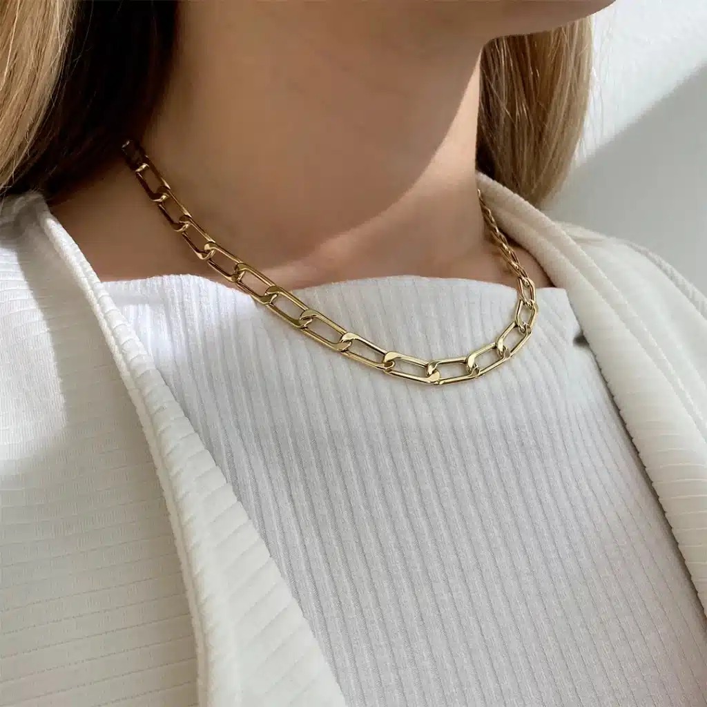 Klassische und massive Fassonketten Goldketten für Damen Gliederkette Juwelier Brandstetter Wien