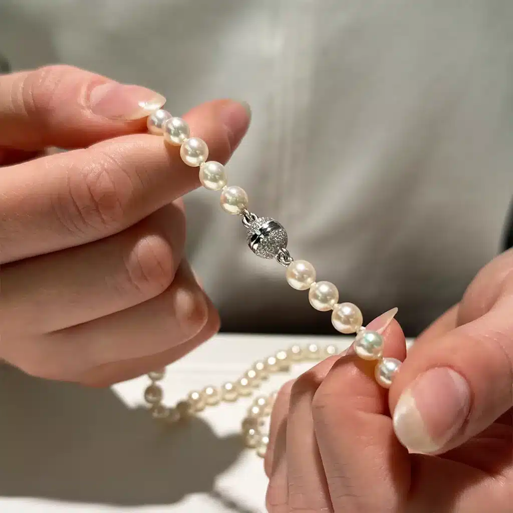 Magnetschließen für Perlenketten und Perlenarmbänder Juwelier Brandstetter Wien