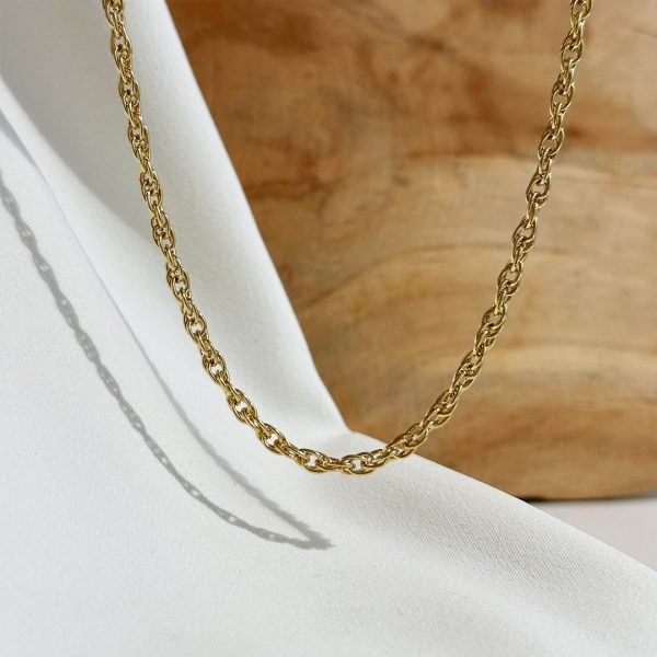 42cm Kordelkette 585 Gelbgold 3,1mm