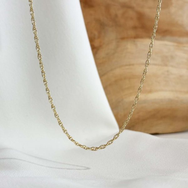 42cm Kordelkette 585 Gelbgold 1,6mm