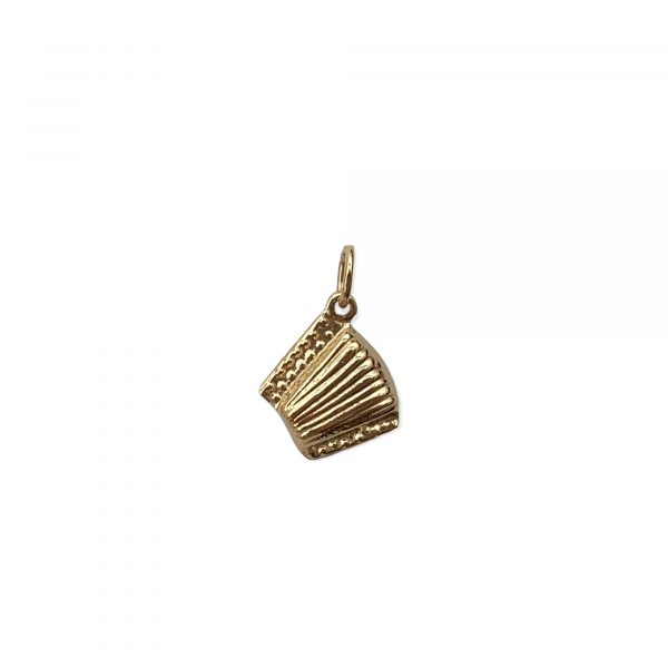 Harmonika Anhänger 585 Gelbgold