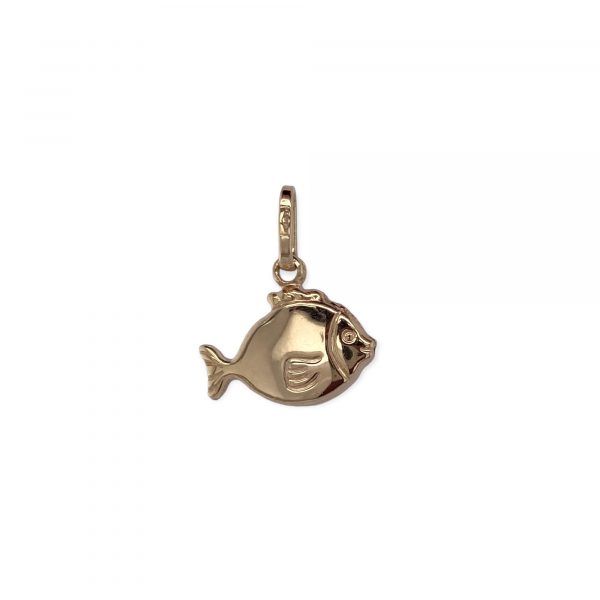 Fisch Anhänger 585 Gelbgold