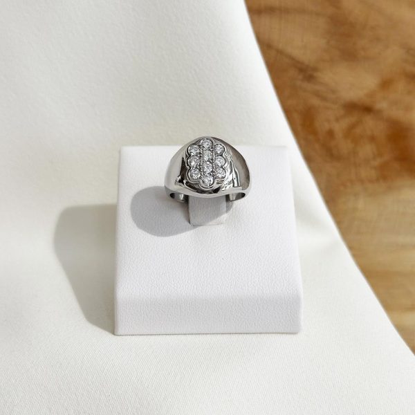0,51ct. Brillantring 585 Weißgold 12115