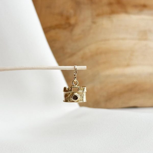 Fotoapparat Anhänger 585 Gelbgold