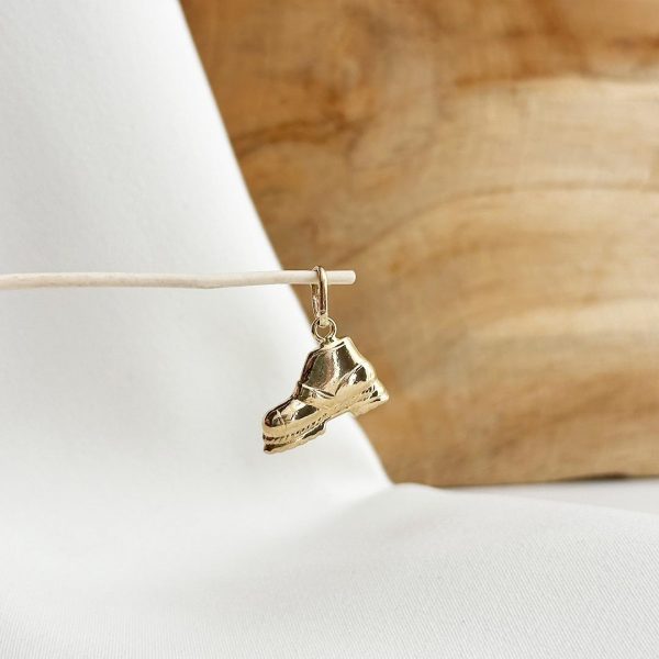 Bergschuh Anhänger 585 Gelbgold
