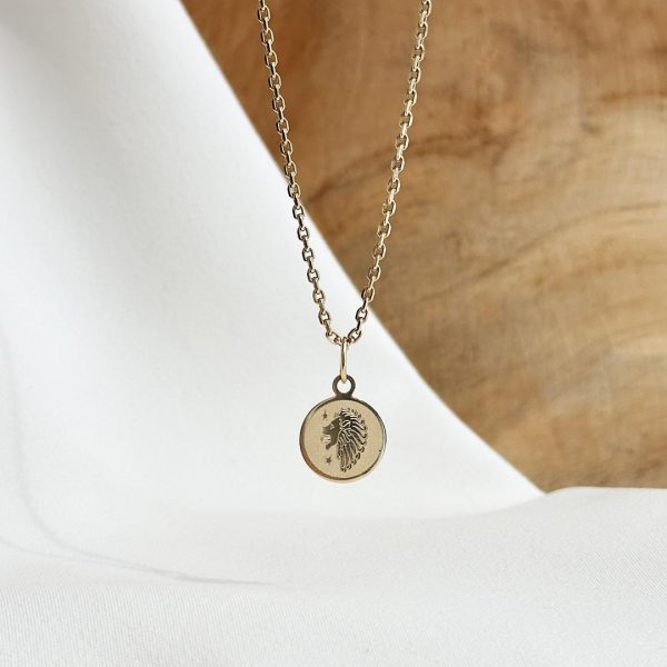 Sternzeichen Löwe 585 Gelbgold