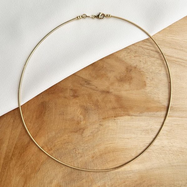 40cm Halsreif 585 Gelbgold 1,4mm
