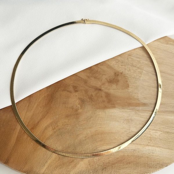 50cm Halsreif 585 Gelbgold 4mm