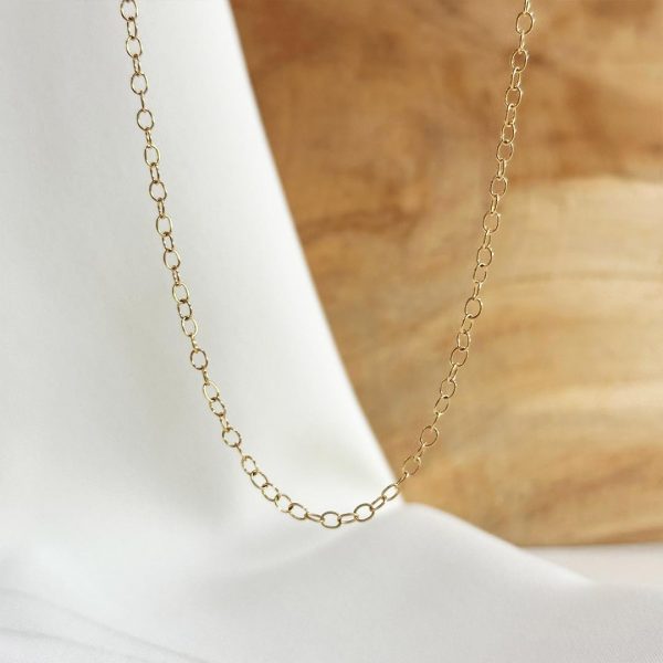 42cm Ankerkette 750 Gelbgold