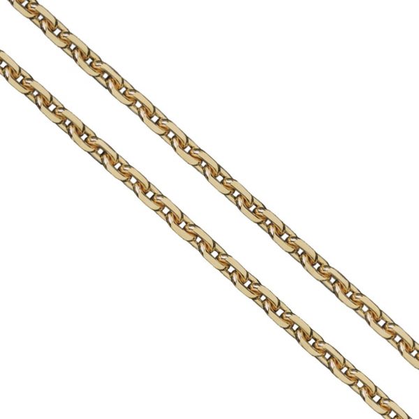55cm Karreekette 585 Gelbgold 1,3mm