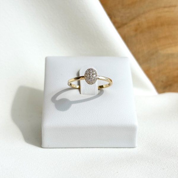 0,18ct. Brillantring 585 Gelbgold