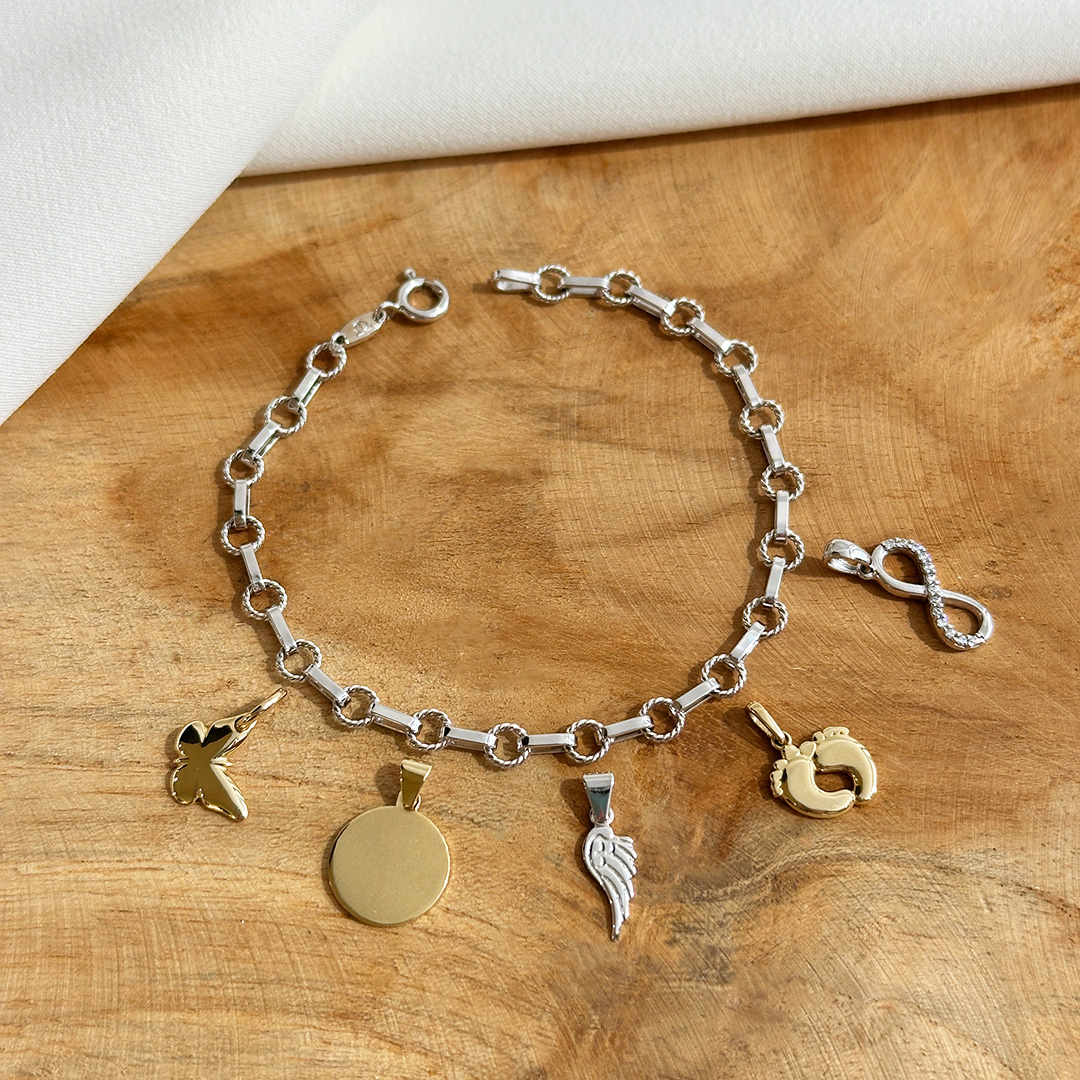 Schmuck zur Geburt für Mama Bettelarmband