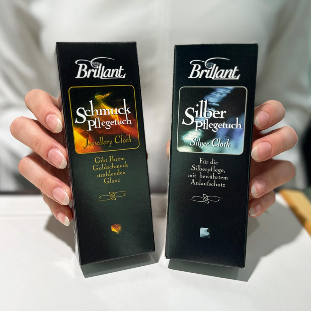 Schmuckpflegetücher für Gold- und Silberschmuck