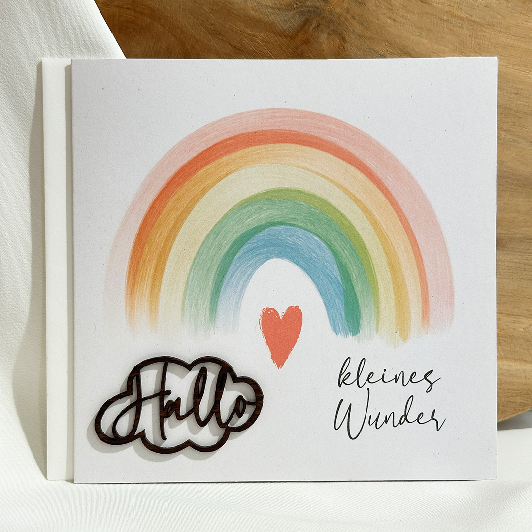 Geschenkkarte zur Geburt für die Mama Juwelier Schmuck